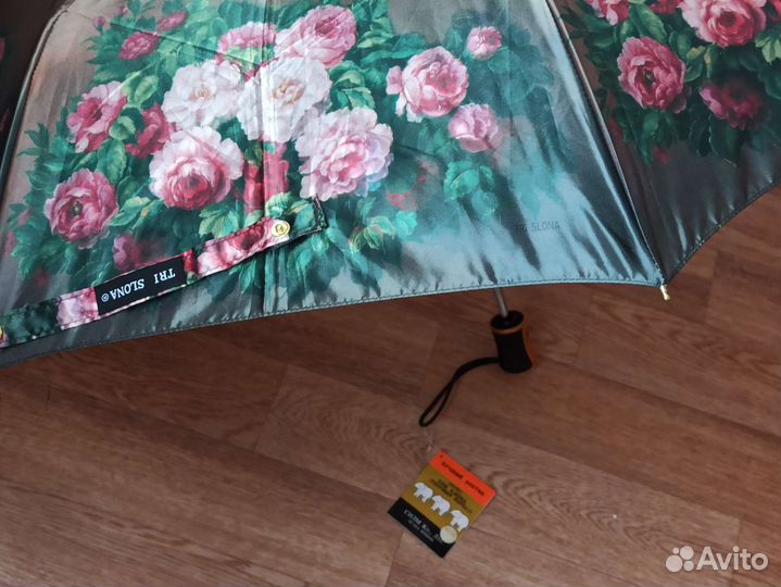Зонт женский Три слона полный автомат новый
