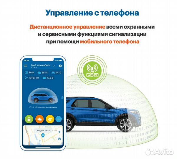 Сигнализация StarLine S96 v2 BT 2CAN+4LIN GSM ECO