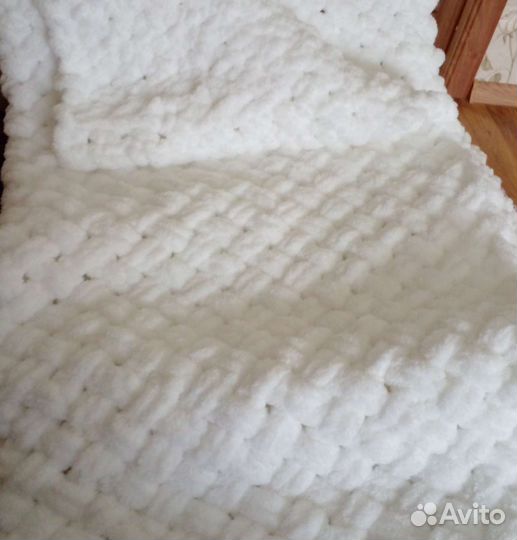 Плед детский вязаный ручная работа