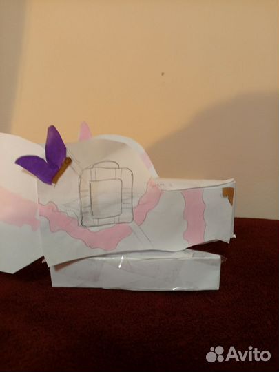 Бумажный дракон на руку