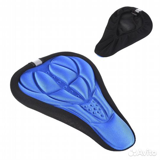 Чехол на велосипедное седло 28х16х2 см синий