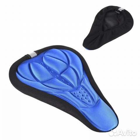 Чехол на велосипедное седло 28х16х2 см синий