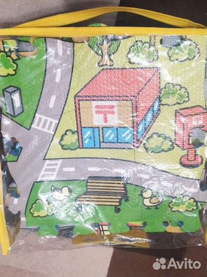 Мягкий коврик пазл