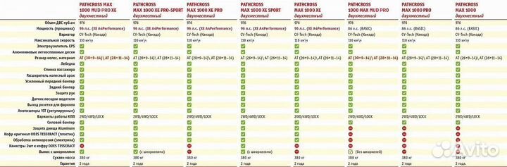 Квадроцикл aodes pathcross MAX 1000 XE LCD 2-хмест