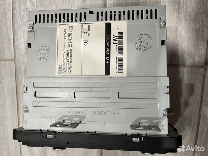 Штатная Магнитола на Kia Optina 2015