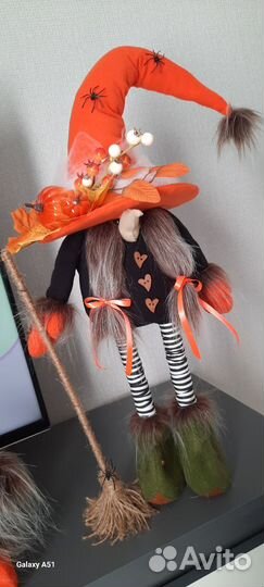 Осенний гном (Хеллоуин гном)