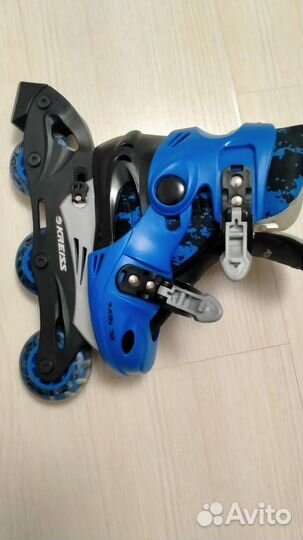 Роликовые коньки детские раздвижные р 26-29