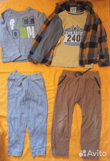 Пакет вещей Mothercare на мальчика 110р