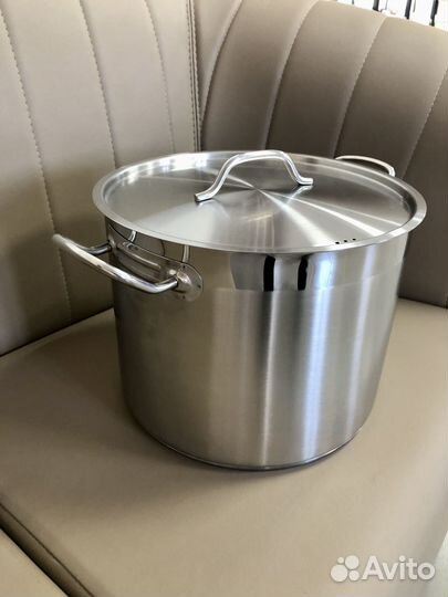Кастрюля нержавейка 12л индукция