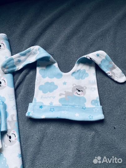 Комплект на выписку для мальчика (летний)