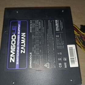 Блок питания zalman 600w