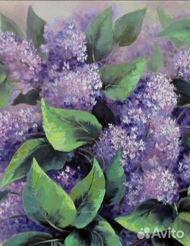 Большая интерьерная картина. Холст, масло