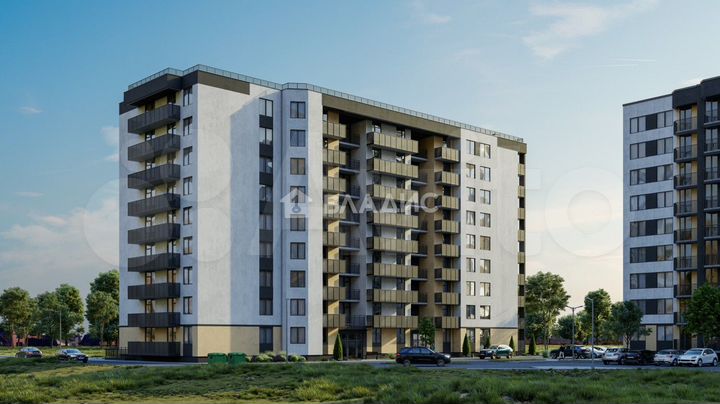 2-к. квартира, 59,3 м², 6/9 эт.
