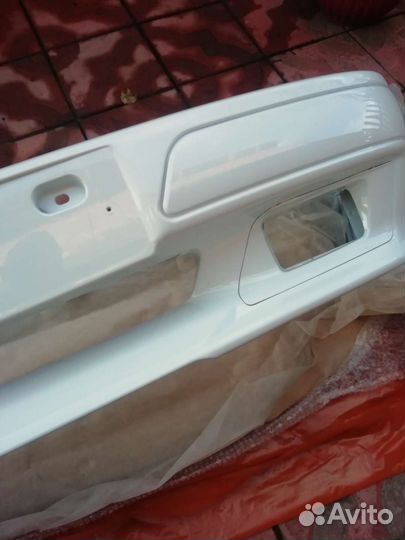 Бампер передний ваз 2114 Спорт люкс Белый