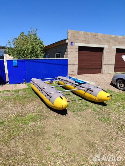 Надувная лодка, катамаран