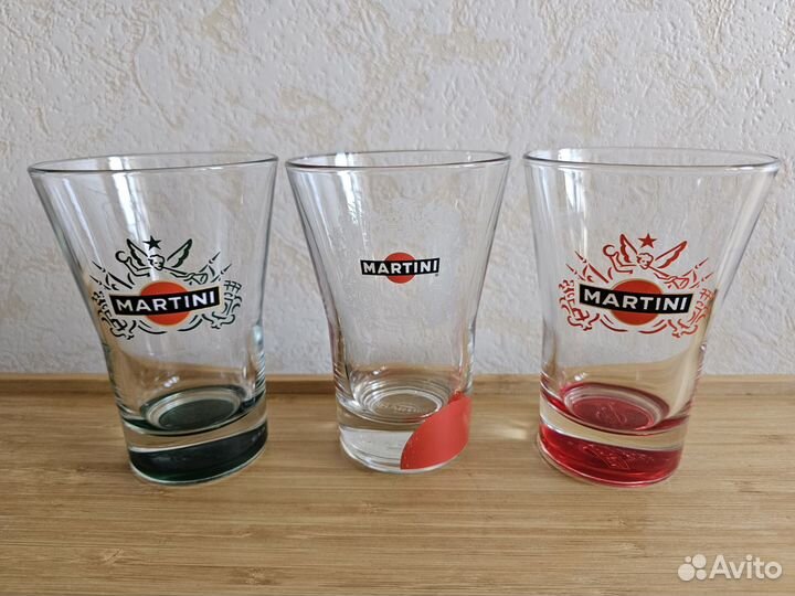 Бокалы Martini Bacardi Jim Beam