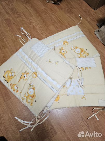 Бортик на кроватку бу бесплатно