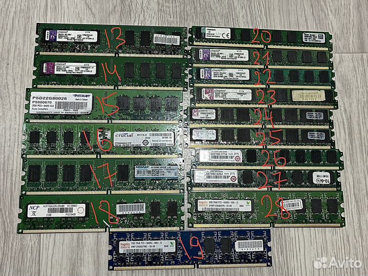 Оперативная память DDR2 2gb