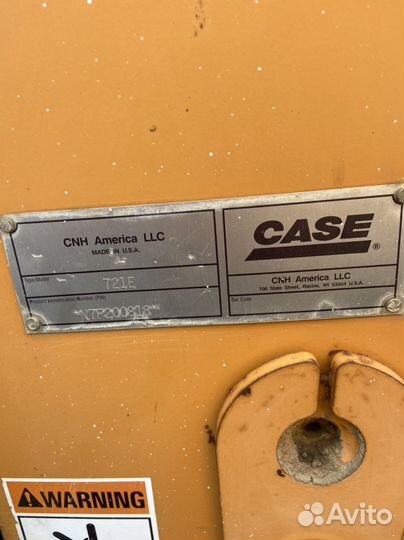 Фронтальный погрузчик CASE 721E, 2007