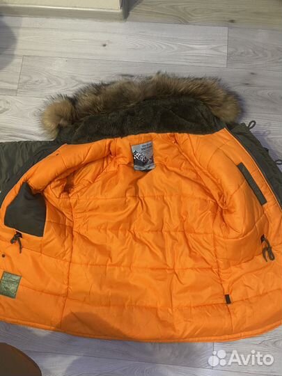 Куртка мужская зимняя 56зеленая