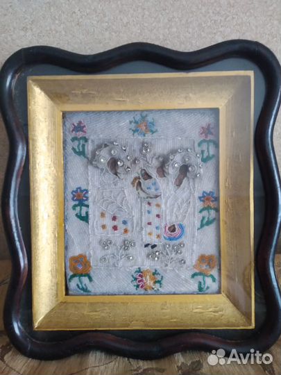 Икона Рождество Богородицы Вседержитель Бисер