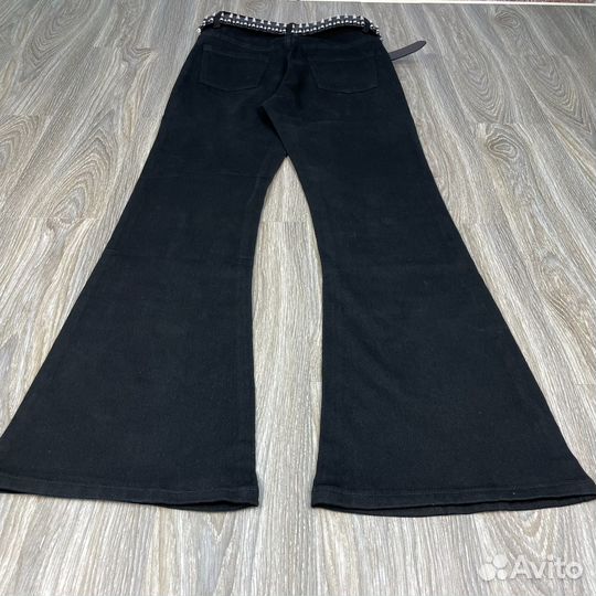 Джинсы Rick Owens клёш черные