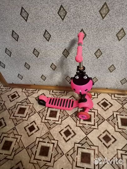 Самокат детский трехколесный бу