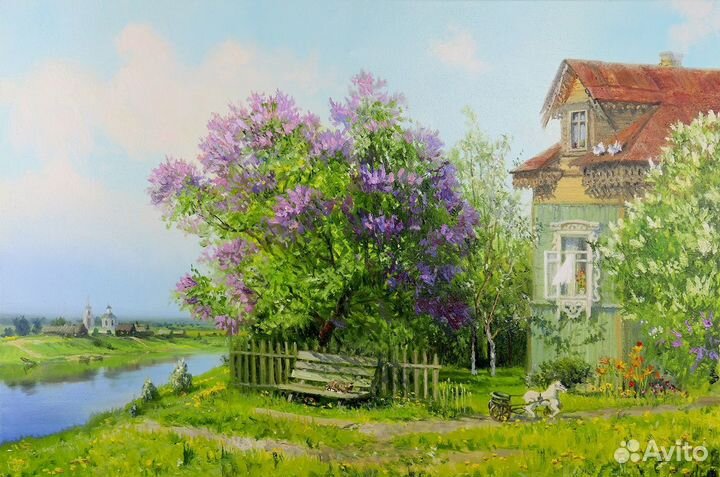 Картина Пейзаж Владимир Жданов, Масло 40Х60