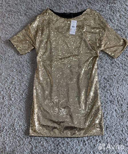 Платье в пайетках новое kappahl S