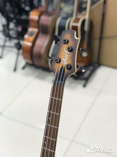 Cort C4-Plus-zbmh-otab Бас-гитара, табако санберст