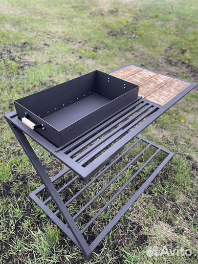 Мангал со столом loft