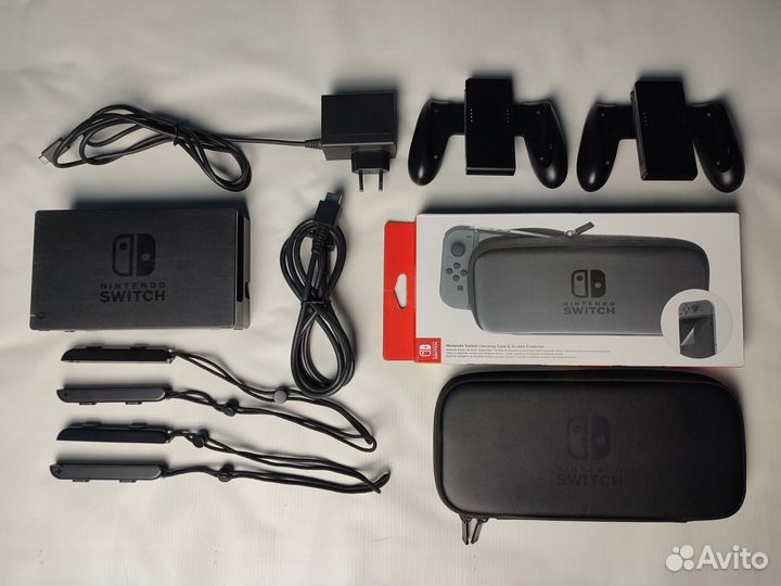 Прошитый Nintendo Switch + 128Gb + игры