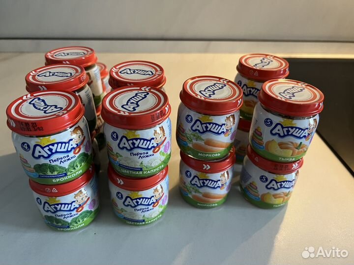 Овощное пюре агуша