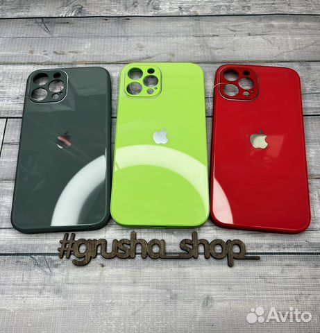 Чехол на iPhone 12 Pro Max, стеклянный