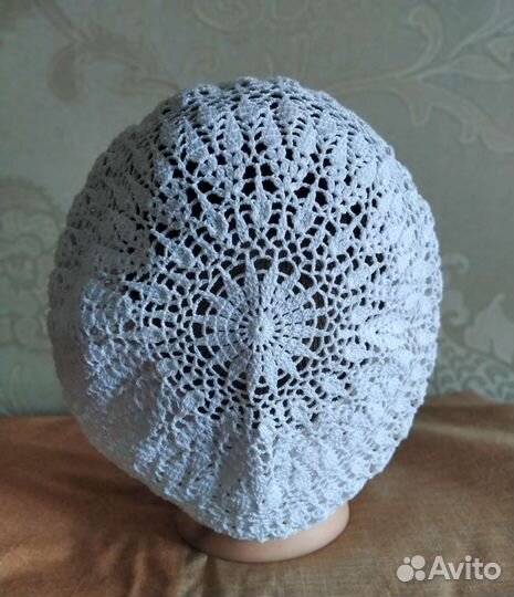 Берет ажурный
