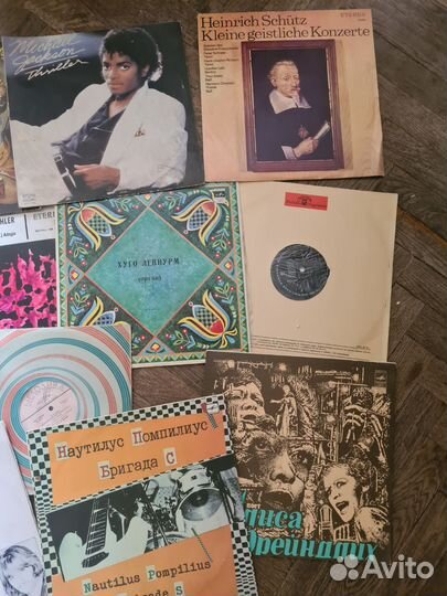 Редкие виниловые пластинки СССР и EU