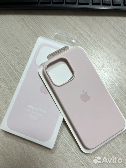 Чехол на iPhone 13 pro magsafe розовый