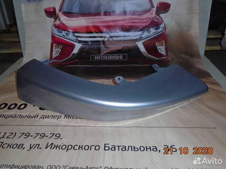 Накладка переднего бампера Mitsubishi Lancer X