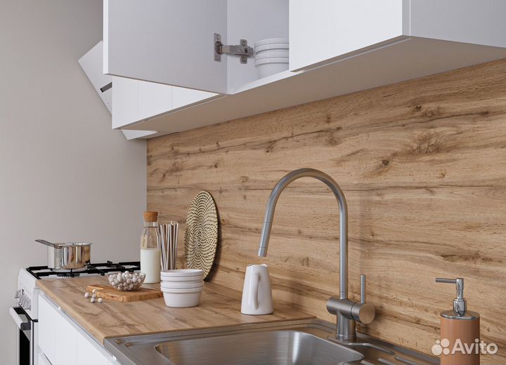 Кухня Мори 2,0м белая