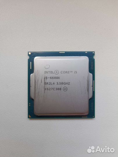 Процессор i5 6600k