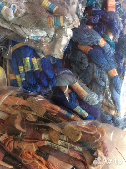 Нитки мулине советские по 20 метров
