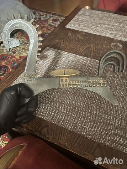 Подсвечник латунь СССР