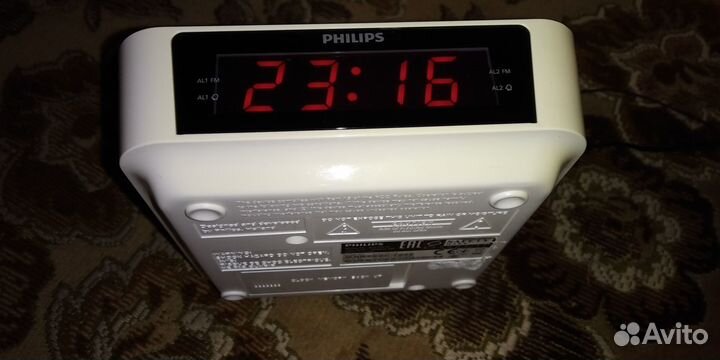 Радио часы philips