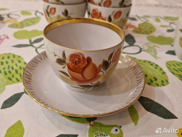 Лфз букет чайных роз остатки сервиза