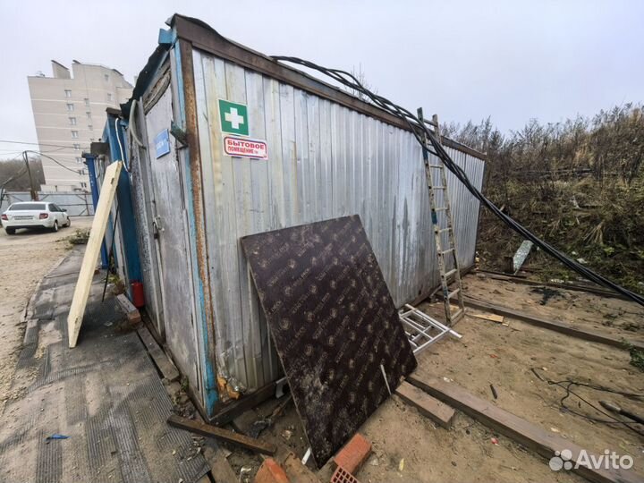 Бытовка 6х2.4 металлическая бу