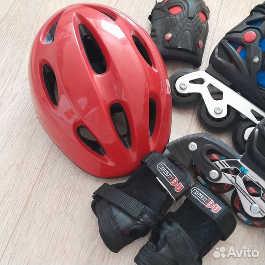 Роликовые коньки детские раздвижные 26