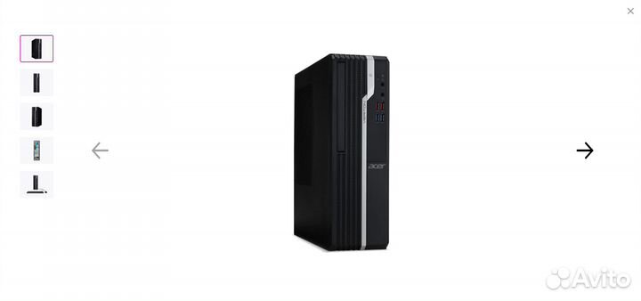 Абсолютно - Новый Мини пк Acer Veriton X2680G W10
