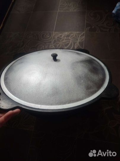 Казан чугунный узбекский 12л новый