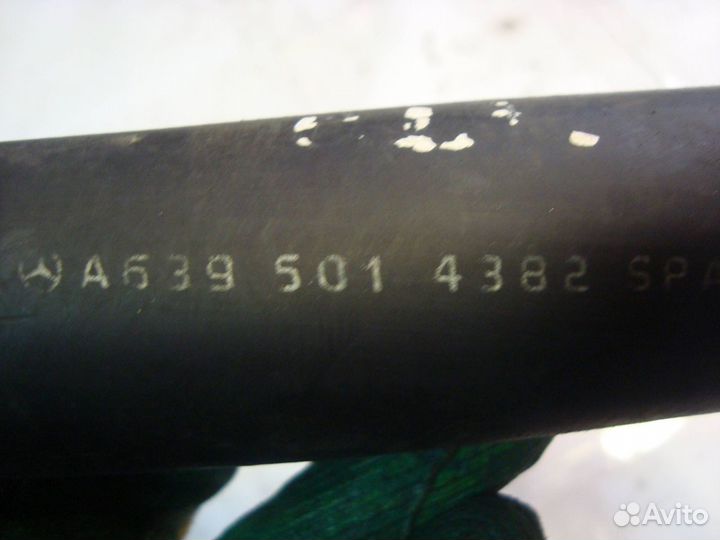 Патрубок системы охлаждения W639 A6395014382