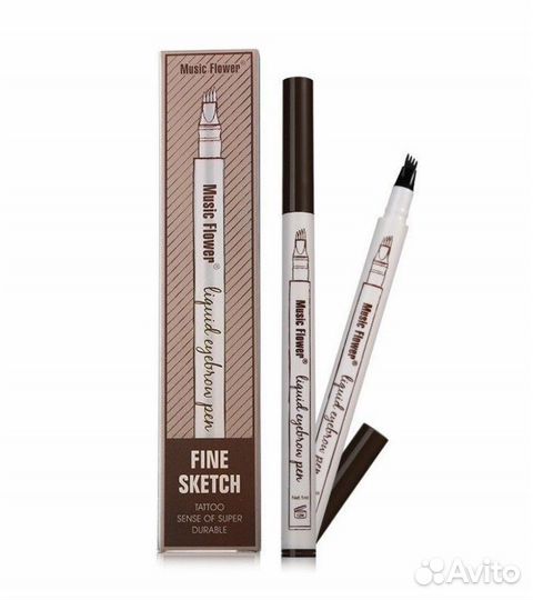 Карандаш-лайнер для бровей (темно-коричневый)